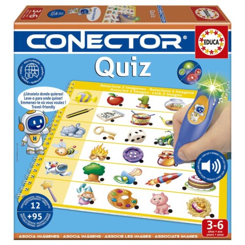 33176-JUEGO EDUCATIVO CONECTOR QUIZ (MULTI) EDUCA 20392