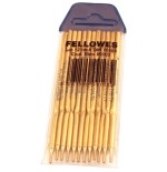 332-PACK 12 RECAMBIOS PARA BOLIGRAFO PEANA AZUL FELLOWES 0910301