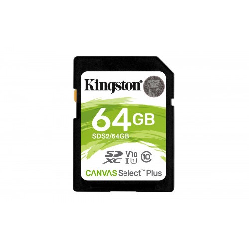 3320-Kingston Technology Canvas Select Plus memoria flash 64 GB SDXC Clase 10 UHS-I