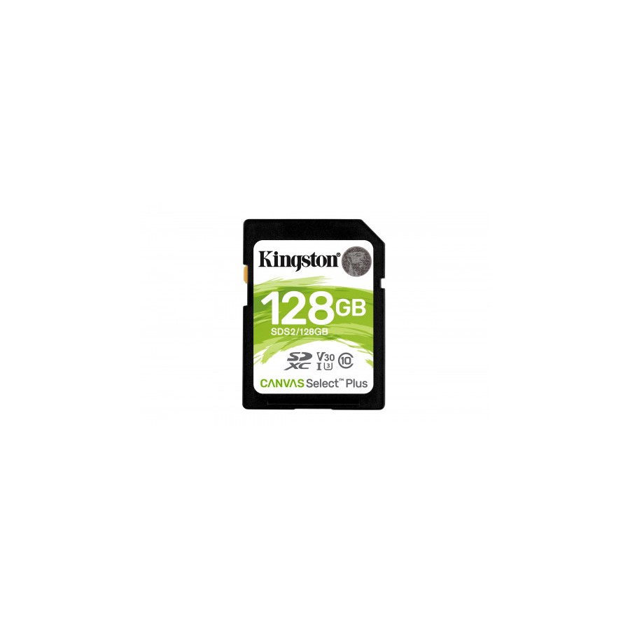 3322-Kingston Technology Canvas Select Plus memoria flash 128 GB SDXC Clase 10 UHS-I