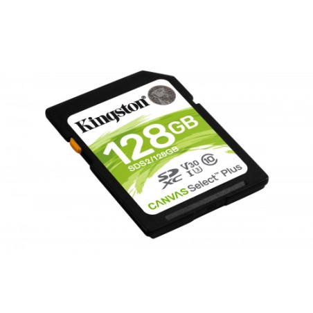 3323-Kingston Technology Canvas Select Plus memoria flash 128 GB SDXC Clase 10 UHS-I