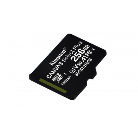 3335-Kingston Technology Canvas Select Plus memoria flash 256 GB MicroSDXC UHS-I Clase 10