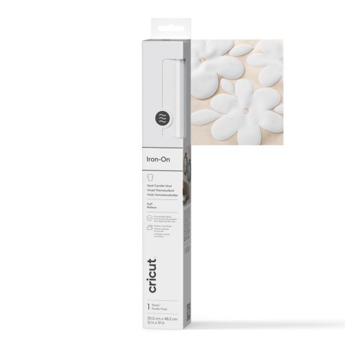 33378-CRICUT PUFF IRON-ON WHITE  30X48CM