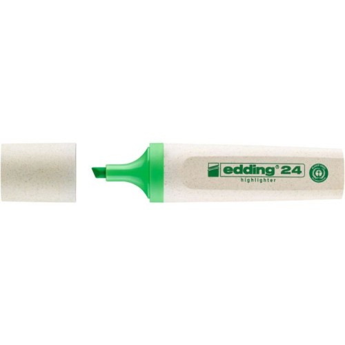 33400-MARCADOR FLUORESCENTE ECOLINE 24 COLOR VERDE CLARO EDDING 24-011