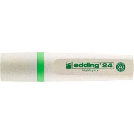 33401-MARCADOR FLUORESCENTE ECOLINE 24 COLOR VERDE CLARO EDDING 24-011