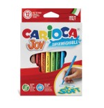 3341-CAJA 12 ROTULADORES COLORES JOY CARIOCA 40614