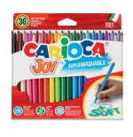 3343-CAJA 36 ROTULADORES COLORES JOY CARIOCA 40616