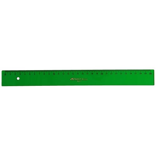 3355-REGLA GRADUADA 30CM VERDE FABER CASTELL 813