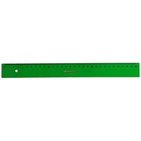 3355-REGLA GRADUADA 30CM VERDE FABER CASTELL 813