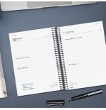 33575-AGENDA 2026 BASIC OPAQUE E10 155X212MM DIA PAGINA BURDEOS FINOCAM 742917426