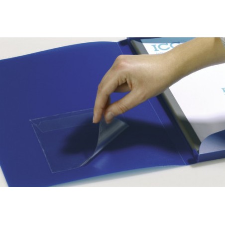 3362-PACK 10 FUNDAS PARA CD/DVD ADHESIVAS DURABLE 8080