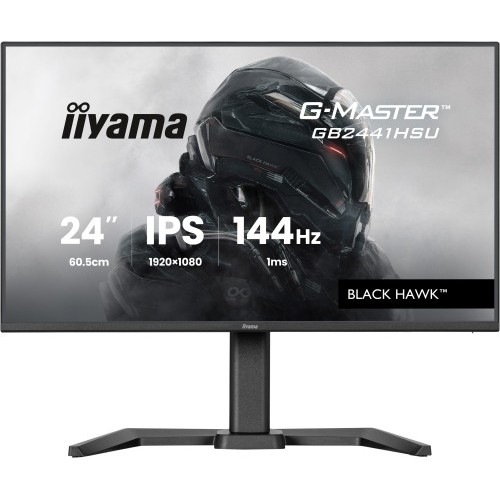 33723-MONITOR IIYAMA 24 PULGADAS RESOLUCION FULL HD (1920X1080), PANEL IPS, 1 MS (MPRT), 100 HZ, BRILLO 250, CONTRASTE 1