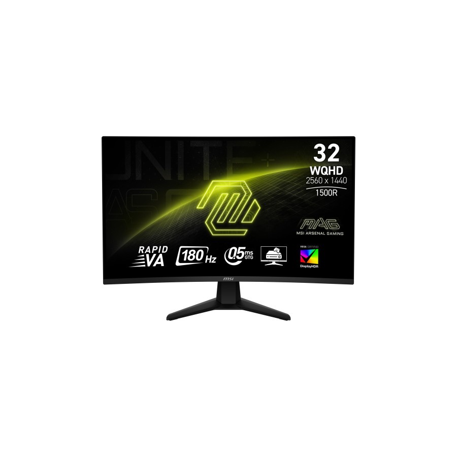 33730-MSI MAG 32CQ6F pantalla para PC 80 cm (31.5") 2560 x 1440 Pixeles Wide Quad HD Negro