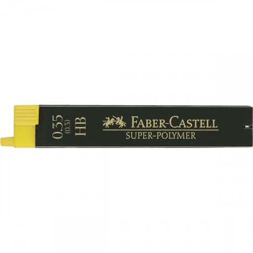 3375-ESTUCHE 12 MINAS 0.3MM SUPER POLIMERAS HB FABER CASTELL 120300