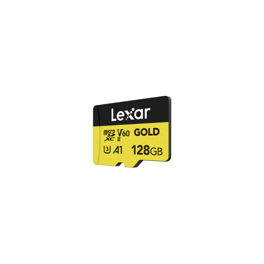 33776-Lexar Professional GOLD 128 GB MicroSDXC UHS-II