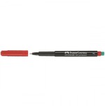 3390-MARCADOR PERMANENTE MULTIMARK PUNTA FINA ROJO FABER CASTELL 151321