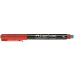 3391-MARCADOR PERMANENTE MULTIMARK PUNTA FINA ROJO FABER CASTELL 151321