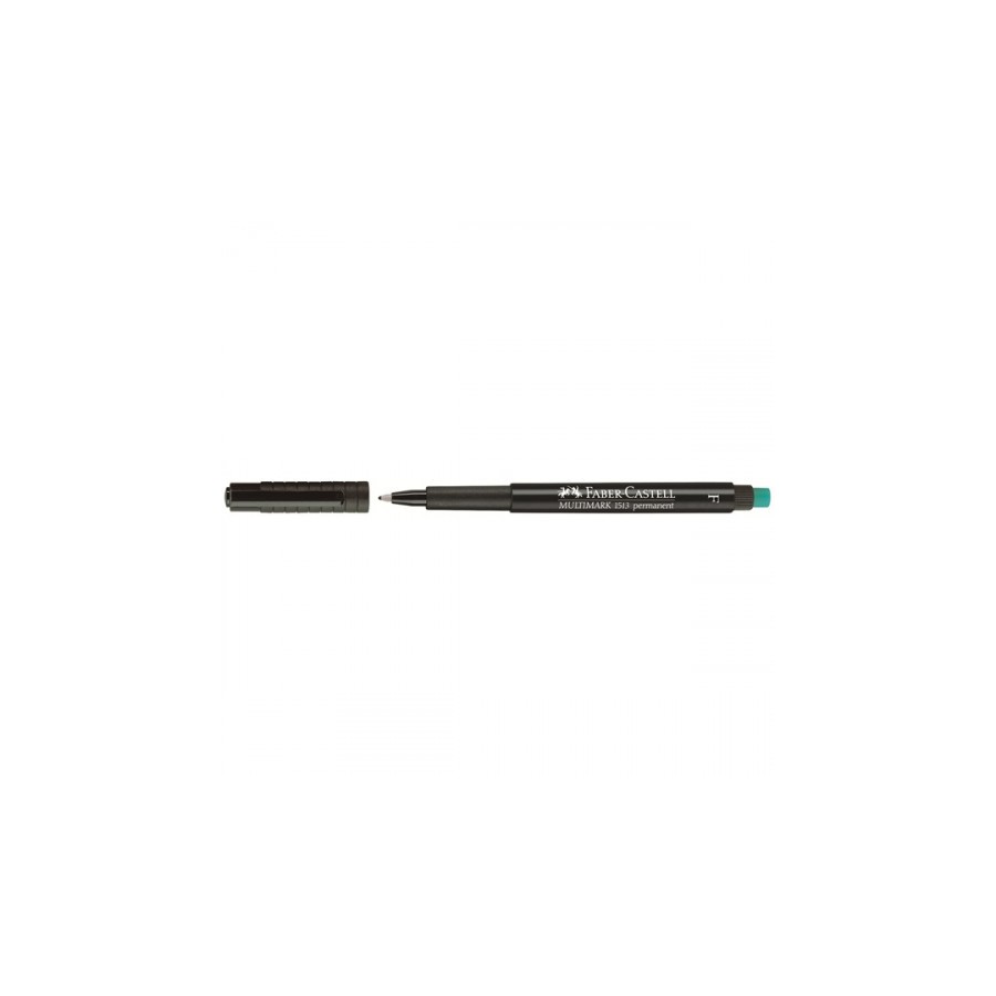 3393-MARCADOR PERMANENTE MULTIMARK PUNTA FINA NEGRO FABER CASTELL 151399