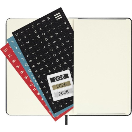 33937-AGENDA 2026 TAPA DURA 12 MESES DIARIA P (9 x 14 CM) NEGRA MOLESKINE DHB12DC2Y26