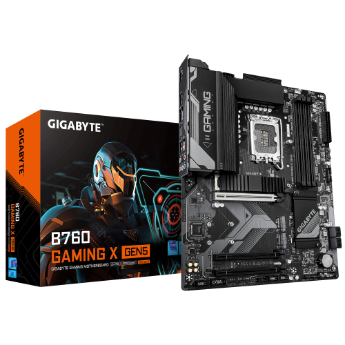33951-GIGABYTE B760 GAMING X GEN5 Placa Base - Compatible con procesadores Intel Core 14a generacion, VRM de 8+1+1 fases