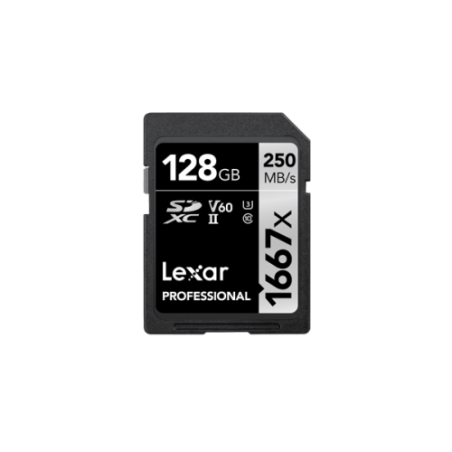 33967-Lexar SDXC, 128 GB UHS-II Clase 10