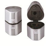 3400-CAJA 10 SACAPUNTAS 2 DEPOSITOS TRIO GRIP COLOR GRIS FABER CASTELL 183800