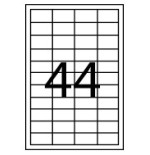 34253-CAJA 100 HOJAS ETIQUETAS ADHESIVAS ILC BLANCA 48,5X25,4 FABRISA 15294