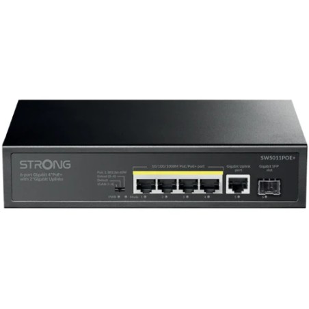 34287-STRONG SWITCH 4 POE CON ENLACES ASCENDENTES 2 GIGABIT