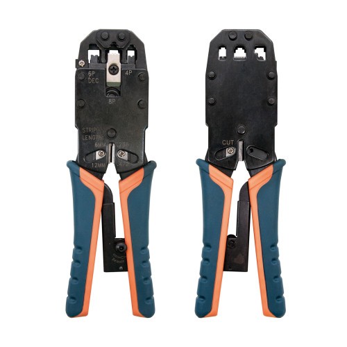 34303-Nanocable 10.31.0102 crimpadora Herramienta para prensar Negro, Naranja