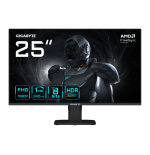 34478-GIGABYTE GS25F2A Monitor Gaming 25" FHD - 1920 x 1080, 240Hz, 1ms, 300 cd/m2, Display HDR 10, HDMI 2.0, DisplayPor
