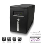 34485-Ewent EW3946 sistema de alimentacion ininterrumpida (UPS) Linea interactiva 600 VA 360 W 1 salidas AC