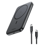 34544-Ugreen 25207 bateria externa 5000 mAh Cargador inalambrico Negro