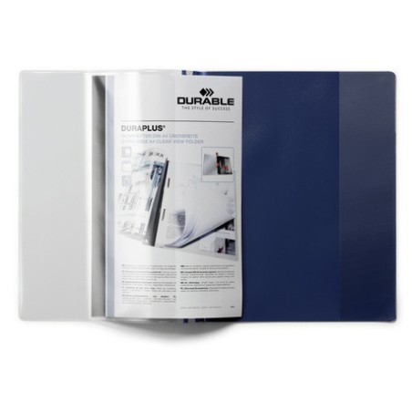 3463-DOSSIER FASTENER DURAPLUS A4 PVC AZUL OSCURO DURABLE 2579-07