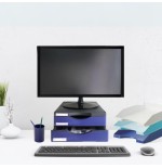 34730-SOPORTE ELEVADOR 2 CAJONES PARA MONITOR ERGOSOSTENIBLE ARCHIVO2000 6611M1 AZ