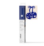 34778-CRICUT FLOCKED IRON-ON BLUE 30X48CM