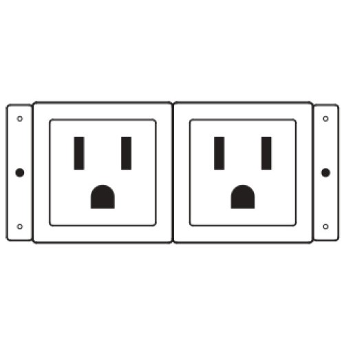 34883-Kramer Electronics TS-2US toma de corriente