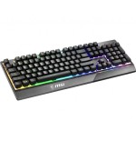 35125-MSI Vigor GK30 teclado USB QWERTY Espanol Negro