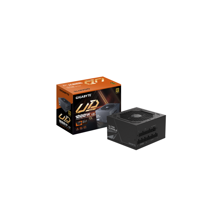 35186-GIGABYTE UD1000GM PG5 V2 Fuente de Alimentacion - PCIe Gen 5.1, 80 PLUS Gold, Diseno completamente modular, Ventil