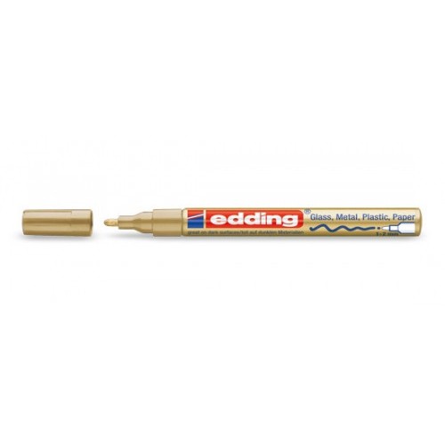 3535-MARCADOR PERMANENTE 1-2MM 751 ORO EDDING 751-53