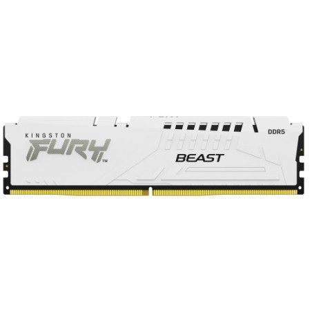 35398-MEMORIA KINGSTON 16GB 6000MT/S DDR5 CL36  FURY BEAST WHITE EXPO - KF560C36BWE2-16