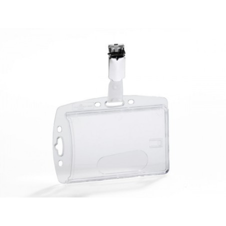 3543-CAJA DE 25 IDENTIFICADORES RIGIDOS CON PINZA PARA TARJETAS 54X85 DURABLE 8005-19