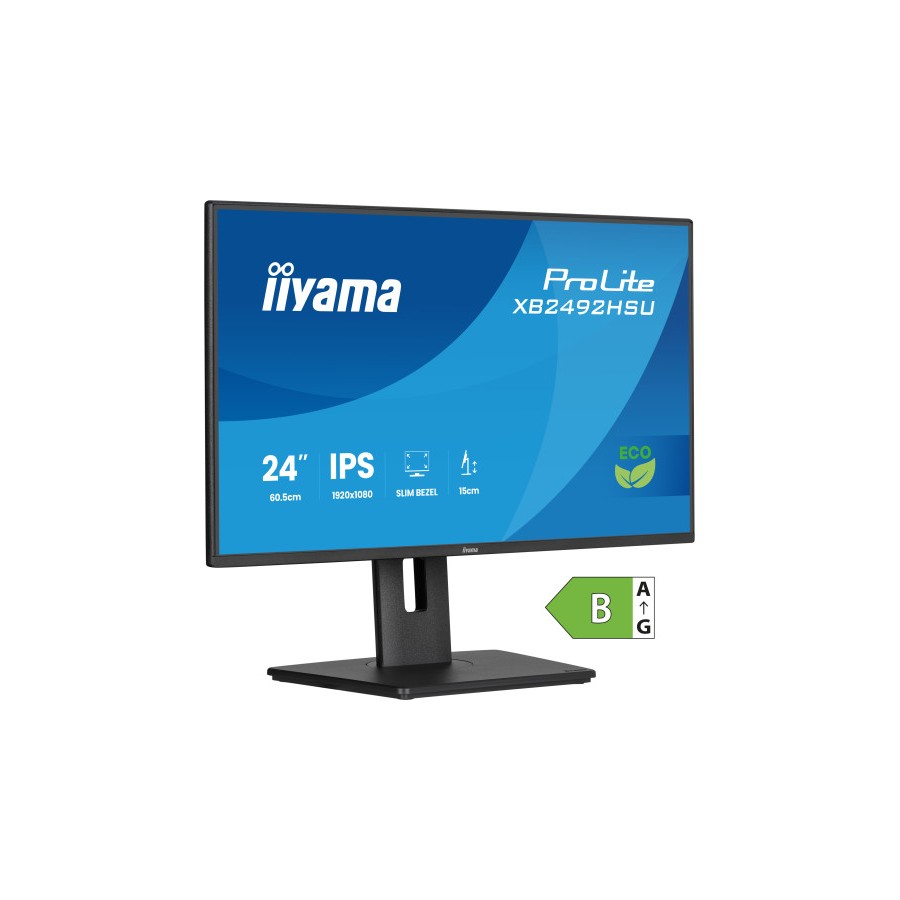 35486-MONITOR IYAMA PROLITE XB2492HSU-B1, 61 CM (24"), 1080 X 1920 PIXELES, QUAD HD, LED, 3 MS, NEGRO
