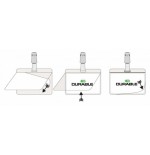 3551-CAJA DE 25 IDENTIFICADORES PINZA PLASTICO LAMINA AUTOADHESIVA DURABLE 8102-19