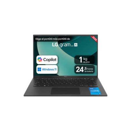 35538-LG Gram 14Z90RU-G.AA55B ordenador portatil IntelR CoreT i5 i5-1334U Portatil 35,6 cm (14") WUXGA 16 GB LPDDR5-SDRA
