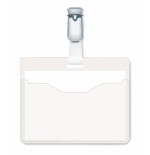 3555-CAJA DE 25 IDENTIFICADORES CON PINZA TRANSPARENTE 60X90 DURABLE 8106-19