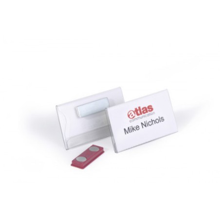 3557-CAJA DE 25 IDENTIFICADORES CON IMAN 40X75MM DURABLE 8116-19