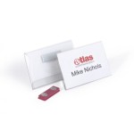 3559-CAJA DE 25 IDENTIFICADORES MAGNETICO PVC 54X90MM DURABLE 8117-19