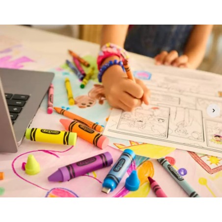 35610-SANDISK CRAYOLA USB-C FLASH DRIVE, 128 GB, - VIVID VIOLET (PURPLE)