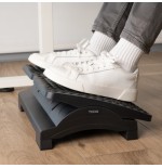 35612-TOOQ REPOSAPIES AJUSTABLE EN ALTURA E INCLINACION, NEGRO