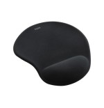 35613-TooQ Alfombrilla para raton ergonomica con reposamunecas de gel, Negro